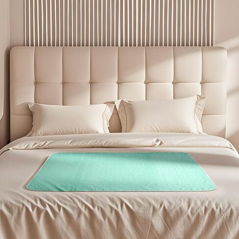 VEVOR Washable Underpads, 34 x 36-inch Reusable Bed Pads, Super Absorbent & Fast Drying Incontinence Bedwetting Pad for Bed Sofa and Mattress, Protective Pee Pads for Pet Adult Kid Elderly (6-Pack) in Saudi Arabia