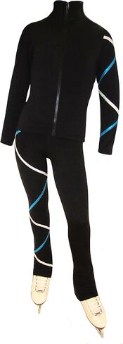 Ice Fire Criss Cross Fleece Figure Skating Pants in Kuwait
