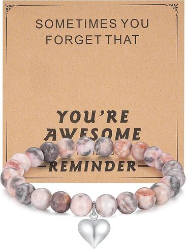 morniface Inspirational Gifts for Women，Natural Stone Bracelet for Mom Daughter Friends Sister Wife Grandma Aunt in Kuwait