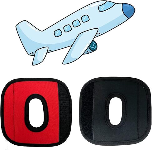 Wanty Neoprene Luggage Handle Wrap, Luggage Handle Wraps for Suitcase, Luggage Tags Identifiers with Hollow Design for Travel Accessories (3 PCS Red) in Kuwait