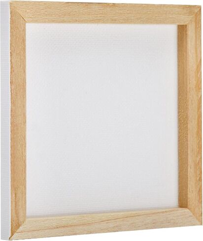Tosnail 24 Pieces 3" x 3" Mini Canvas Panels Mini Stretched Canvas Small Canvas Boards Square Canvas for Painting, Craft in Saudi Arabia