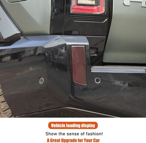 لملحقات Hummer EV ، غلاف الذيل الخلفي ، غلاف المصباح المصباح المصباح المصباح ، غطاء المصباح ، غطاء مصباح مصباح مضيّك لعام 2024 2024 Hummer EV ، غطاء مصباح الضباب الخليط المدخن (SUV/4pcs) in Saudi Arabia