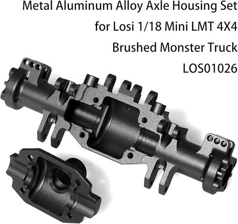 Axle Housing Set Aluminum for Losi 1/18 Mini LMT 4X4 Brushed Monster Truck，Replacement for Losi - LOS212035 Upgrade Part Axle Housing Set for Losi-LOS01026 1/18 Mini LMT Monster (Green) in Kuwait