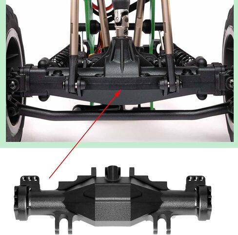 Axle Housing Set Aluminum for Losi 1/18 Mini LMT 4X4 Brushed Monster Truck，Replacement for Losi - LOS212035 Upgrade Part Axle Housing Set for Losi-LOS01026 1/18 Mini LMT Monster (Green) in Kuwait