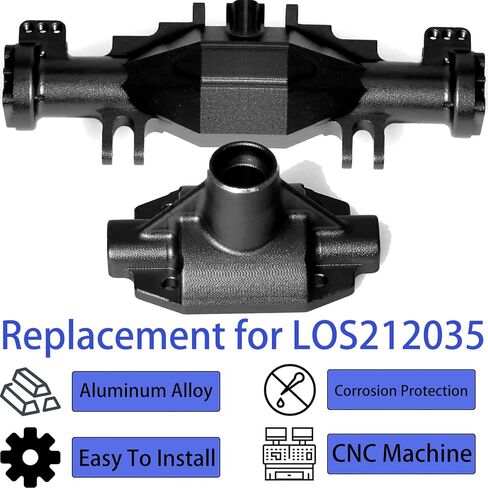 Axle Housing Set Aluminum for Losi 1/18 Mini LMT 4X4 Brushed Monster Truck，Replacement for Losi - LOS212035 Upgrade Part Axle Housing Set for Losi-LOS01026 1/18 Mini LMT Monster (Green) in Kuwait