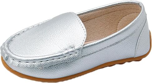 rismart Unisex Kids Slip on Loafers for Boys Girls School Casual Dress Flat Shoes in Saudi Arabia