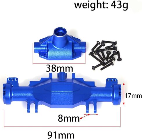 Axle Housing Set Aluminum for Losi 1/18 Mini LMT 4X4 Brushed Monster Truck，Replacement for Losi - LOS212035 Upgrade Part Axle Housing Set for Losi-LOS01026 1/18 Mini LMT Monster (Green) in Kuwait