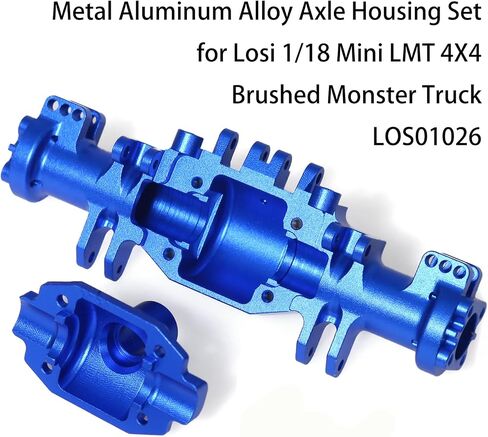 Axle Housing Set Aluminum for Losi 1/18 Mini LMT 4X4 Brushed Monster Truck，Replacement for Losi - LOS212035 Upgrade Part Axle Housing Set for Losi-LOS01026 1/18 Mini LMT Monster (Green) in Kuwait