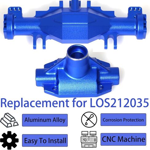 Axle Housing Set Aluminum for Losi 1/18 Mini LMT 4X4 Brushed Monster Truck，Replacement for Losi - LOS212035 Upgrade Part Axle Housing Set for Losi-LOS01026 1/18 Mini LMT Monster (Green) in Kuwait