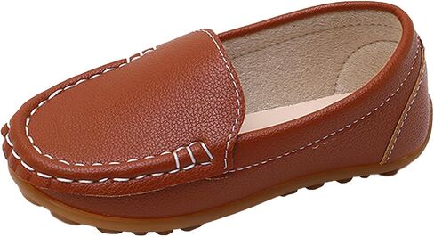 rismart Unisex Kids Slip on Loafers for Boys Girls School Casual Dress Flat Shoes in Saudi Arabia