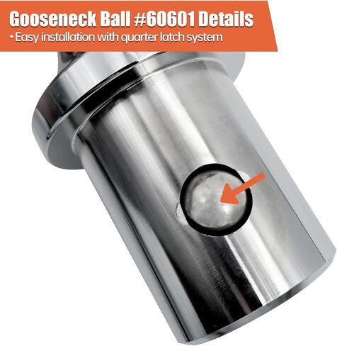 كرة وصلة وصلة مقطورة معقوفة GNXA2000 مقاس 2-5/16 بوصة متوافقة مع وصلات مقطورة B&W سعة تحميل 30,100 رطل in Kuwait