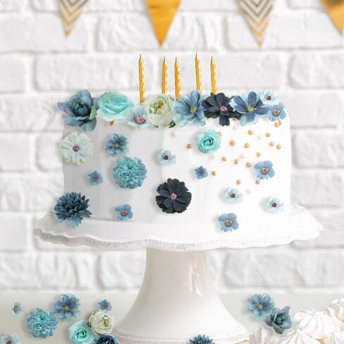 رؤوس زهرة فو صغيرة من الحرير الاصطناعي زهرة ديي زهور مصغرة مزيفة روز ديزي ألوان زهور متعددة الحرف لوازم الحرف لحفل الزفاف. in Kuwait