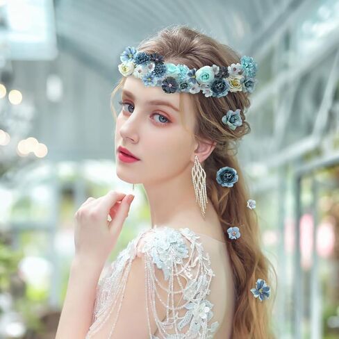 رؤوس زهرة فو صغيرة من الحرير الاصطناعي زهرة ديي زهور مصغرة مزيفة روز ديزي ألوان زهور متعددة الحرف لوازم الحرف لحفل الزفاف. in Kuwait