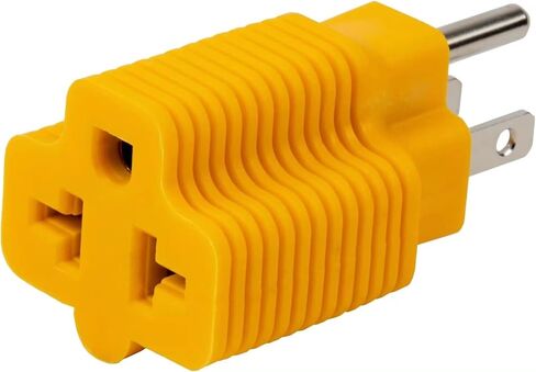 (قطعتان) محول طاقة تيار متردد 4 في 1، قابس تيار متردد منزلي 15 أمبير إلى 20 أمبير محول شفرة T، 5-15P إلى 5-20R، 5-15P إلى 6-15R، 5-15P إلى 6-20R، 15A 125V إلى 20A محول 250 فولت in Kuwait