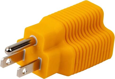 (قطعتان) محول طاقة تيار متردد 4 في 1، قابس تيار متردد منزلي 15 أمبير إلى 20 أمبير محول شفرة T، 5-15P إلى 5-20R، 5-15P إلى 6-15R، 5-15P إلى 6-20R، 15A 125V إلى 20A محول 250 فولت in Kuwait