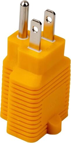 (قطعتان) محول طاقة تيار متردد 4 في 1، قابس تيار متردد منزلي 15 أمبير إلى 20 أمبير محول شفرة T، 5-15P إلى 5-20R، 5-15P إلى 6-15R، 5-15P إلى 6-20R، 15A 125V إلى 20A محول 250 فولت in Kuwait