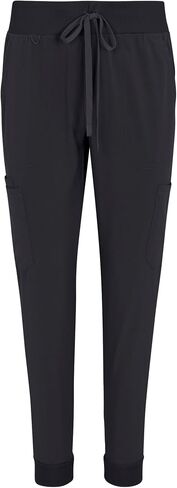 Natural Uniforms Womens Cool Stretch Modern Tuck-In Top Yoga Jogger Scrub Set with Regular and Petite Sizes in Saudi Arabia