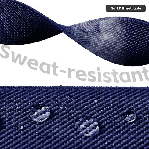6 Pack Water-Resistant Elastic Bands Compatible with Sam-sung Galaxy Watch 7 6 5 4 FE 40mm 44mm 45mm/Watch 6 4 Classic 42mm 46mm 43mm 47mm/Active 2, 20mm Stretchy Nylon Sport Strap men women in Saudi Arabia