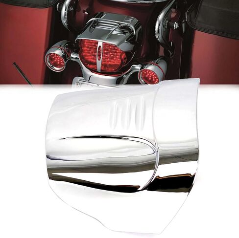 خلفي خلفي غلاف القشدة غطاء ضوء الذيل ل Harley 1973-2023 جولة واسعة الانزلاق ، الشارع Electra Glide ، Road King Glide ، Softail ، Sportster (Black 1) in Kuwait