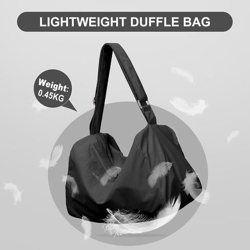 Small Gym Bag for Women Lightweight Carry on Gym Tote Bag, Workout Sport Duffle Bag with Shoe Compartment,Crossbody Shoulder Travel Bag for Swim, Yoge, Dance in Saudi Arabia