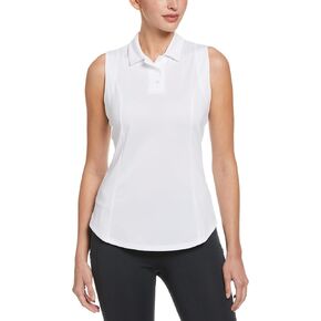 Callaway Women's Heather Sleeveless Golf Polo Shirt