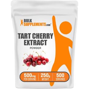 plksupplements.com Tart Cherry Extract Powder - ملحق كرز تارت ، ملحق الأعشاب - مصدر مضادات الأكسدة ، خالية من الغلوتين ، 500 ملغ لكل وجبة ، 250 جرام (8.8 أوقية) (حزمة 1) in Kuwait