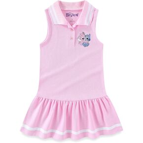 Disney Lilo & Stitch Girls Sleeveless Tennis Dress for Little and Big Kids