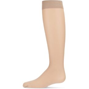 MeMoi Girls' Basic Sheer Knee Highs
