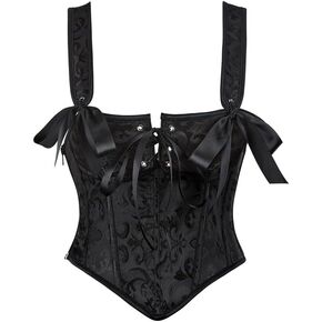 Black Corset Renaissance Top Corset Tops for Women,corset lingerie for women Renaissance Corset Bustier Bodysuit Tops