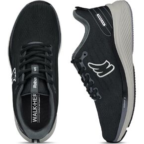 Walking Shoes for Men for Plantar Fasciitis, Arch Support Shoes Men with Wide Toe Box, Non-Slip Men Orthopedic Sneakers for Heel Pain Relief