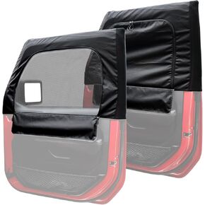 BESTAOO Rear Car Window Shades, 2 PCS Sun Shade for Jeep Side Windows, Side Window Screen Curtains Cover for Camping Compatible with 2007-2025 Jeep Wrangler JK JL & Gladiator JT