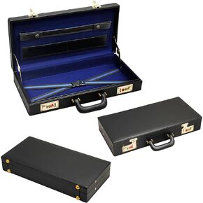 Premium Masonic Regalia Provincial Apron Briefcase – Black Leather Hard Case with Gold Locks | Freemason Bags & Storage Cases (Half Apron)