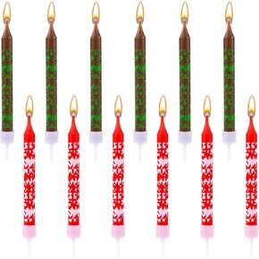 12pcs Pixel Birthday Candles, Pixel Candles TNT Themed Birthday Cupcake Candles Pixel Miner Birthday Cake Candle Topper Pixel Birthday Party Supplies for Graduation Wedding Party Decoration