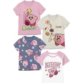 Kirby Youth Girls 4 Pack Tee