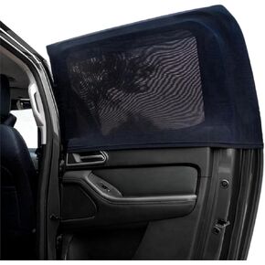 2Packs شاشة نافذة السيارة العالمية للنافذة الخلفية 25 "(H) x43 (W) ، غطاء نافذة Camping Camping Sun Sun Sun Sun Mesh