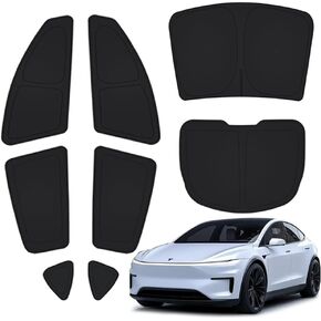 Tesbeauty 2025 Tesla Model y Juniper Camping Startain Privacy Stain 8 قطعة شاشات الخصوصية شاشات الخصوصية Tesla y