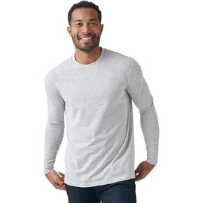 True Classic Mens Long Sleeve Thermal Tee Shirts - Crew Neck Long Sleeve Thermal T Shirt - Regular, Pack of 1, Light Heather Gray, 3XL