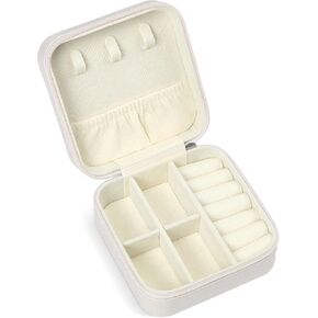 Travel Jewelry Case, Travel Jewelry Box, Mini Jewelry Travel Case, Jewelry Organizer Case, Portable Small Jewelry Organizer Storage Boxes - Best Gift for Women Girls.