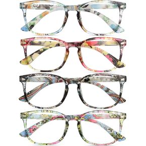 BLS BLUES Reading Glasses for Women/Men, Readers for Women/Men, Eye glasses, Blue Light Reading Glasses, Cheaters, Eyeglasses
