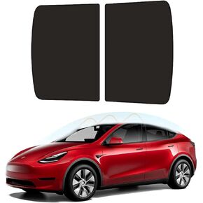 D-Lumina for Tesla Model 3 Roof Sunshade, Glass Sunroof Shade Window Insulation UV & Heat Protection for 2017-2020 Model 3 Accessories, Upgraded Double-Layer Design Sun Shade Won't Sag (Set of 2)