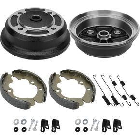 M MATI 2 Set Front Wheel Brake Drum Hub & Brake Shoe for Kawasaki Mule 3000 3010 4010 4000 3020 2510 KAF620 KAF950 2001-Up 41048-7501 92043-1636 41038-0034 41038-7501