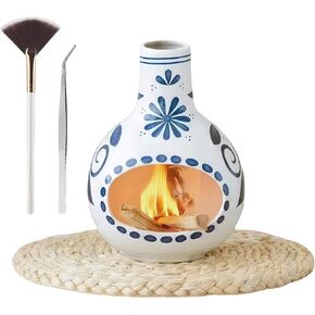 حامل السيراميك المصنوع يدويًا Palo Santo Holder Burner & Sage Holder - Decor Multi Must Decor