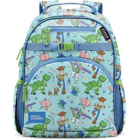 Simple Modern Medium Disney Pixar Toddler Backpack for School Girls and Boys | Kindergarten Elementary Kids Backpack | Fletcher Collection | Kids - 15" tall | Buzz and Woody Adventures