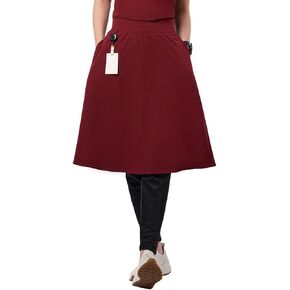 Jennifer 2-Pocket Flared Scrub Skirts for Women - Soft Fabric Skirt Scrubs, Elastic Waistband, Classic Fit in Kuwait
