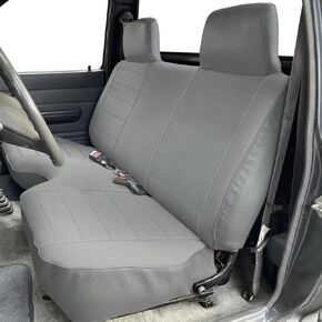 Front Bench Seat Cover Compatible with 1990-1995 Toyota Pickup with Molded Headrest and Large Shifter Shorter (Bottom with Small 2-3 inches Notch)