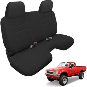 Front Bench Seat Cover Compatible with 1990-1995 Toyota Pickup with Molded Headrest and Large Shifter Shorter (Bottom with Small 2-3 inches Notch) in Kuwait