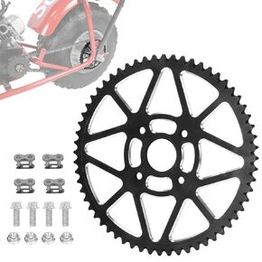 60T Mini Bike Sprocket 40/41/420 Chain Sprocket 40MM Bore for Coleman CT200U CT200U-EX BT200X Baja Warrior Heat Massimo MB200 KT196 Axis M200 212cc 196cc 6.5hp Powersports Mini Bike Parts Black