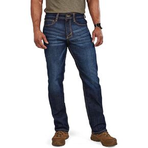 5.11 Tactical Men's Defender-Flex Regular Fit Jeans, 7 Pockets, Fitted Waistband, Style 74477, New Finish