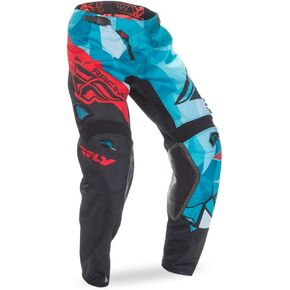 Fly Racing Unisex-Adult Kinetic Crux Pants (Teal/Red, Size 36)