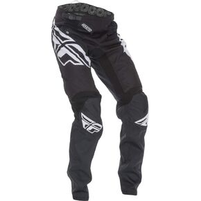 Fly Racing Unisex-Adult Kinetic Bicycle Pants (Black/White, Size 18)